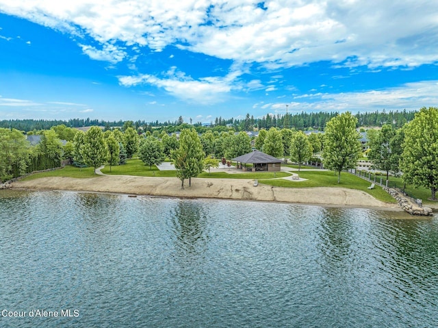 property view of water