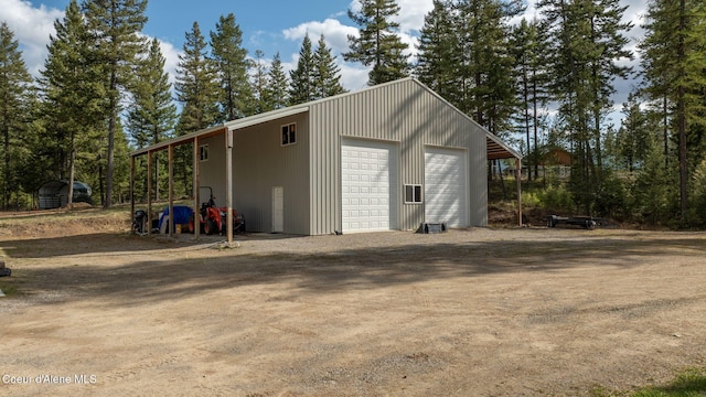 view of outbuilding featuring an outdoor structure