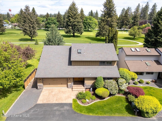 1665 E Club Ln, Hayden Lake, ID 83835 - view from above of property featuring a tree filled landscape