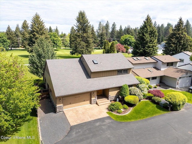 1665 E Club Ln, Hayden Lake, ID 83835 - view from above of property with a tree filled landscape