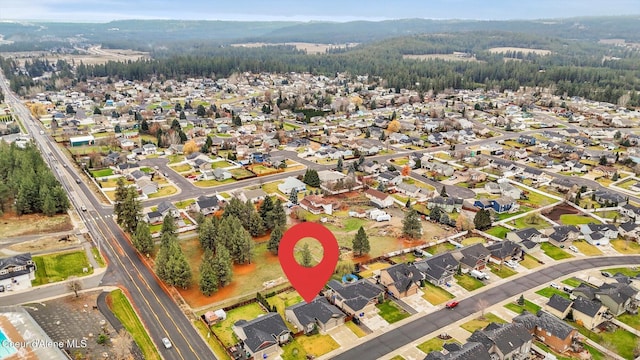 bird's eye view featuring a residential view