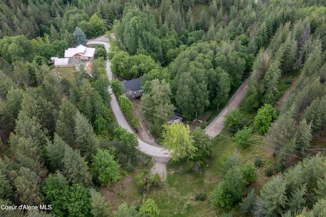 aerial view with a view of trees