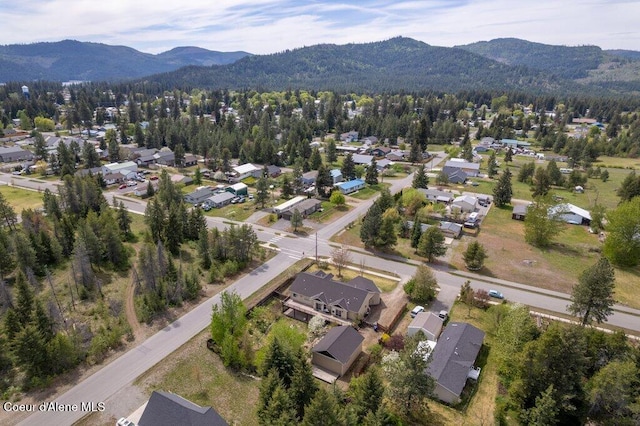 32722 N 10th Ave, Spirit Lake, ID 83869 - view of property location featuring a mountainous background, nearby suburban area, and a forest