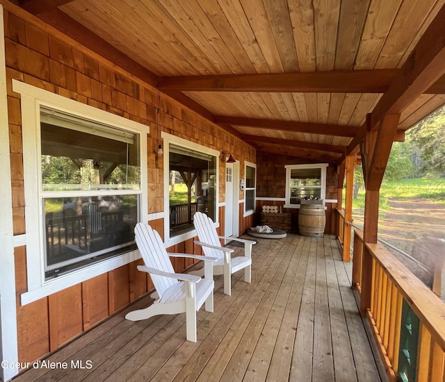 1942 Two Tail Rd, Bonners Ferry, ID 83805 - view of porch