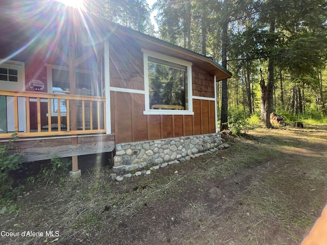 1942 Two Tail Rd, Bonners Ferry, ID 83805 - view of property exterior featuring stone siding