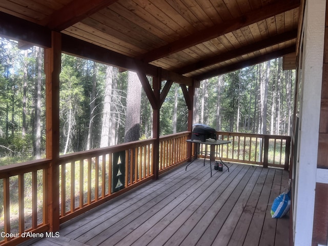 1942 Two Tail Rd, Bonners Ferry, ID 83805 - view of deck