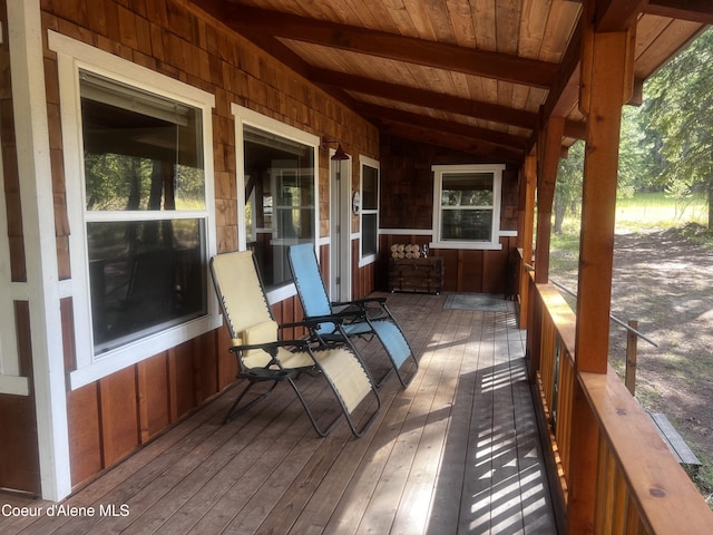 1942 Two Tail Rd, Bonners Ferry, ID 83805 - view of porch