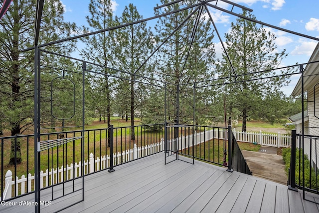 view of deck