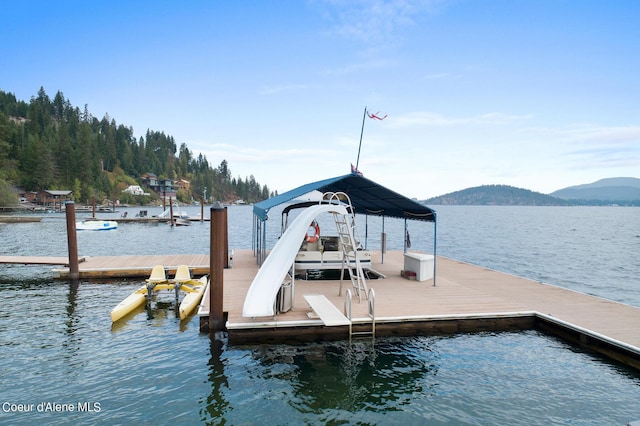 190 W Eagle Crest Dr, Coeur Dalene, ID 83814 - dock area with a water and mountain view