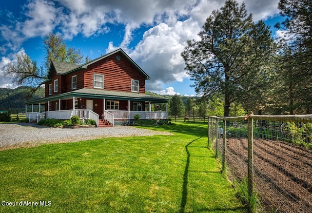 415 Shale Rd, Priest River, ID 83856 - back of property with covered porch