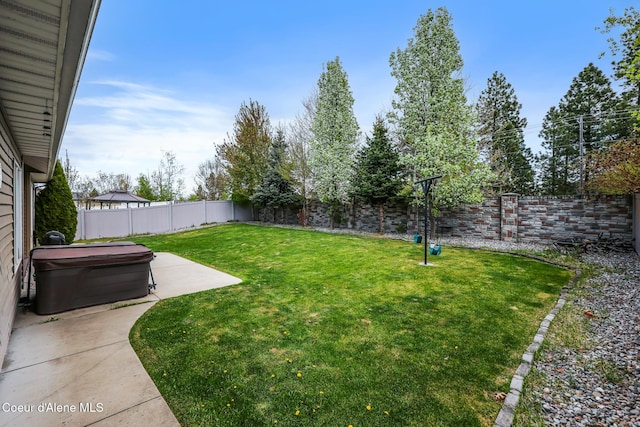 7068 N Epervier Ln, Coeur Dalene, ID 83815 - view of yard with a patio