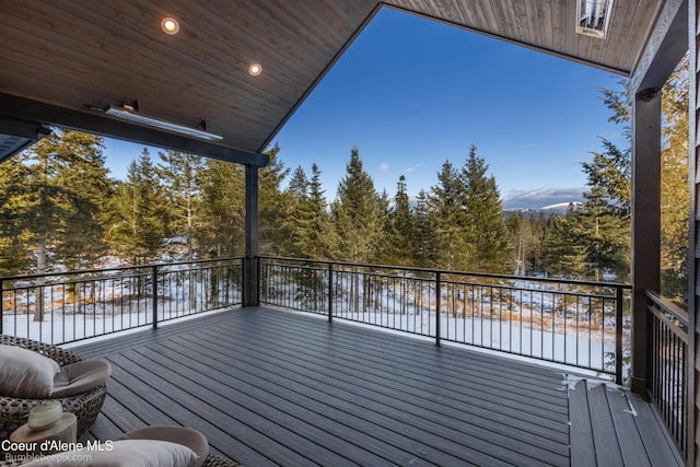 view of deck