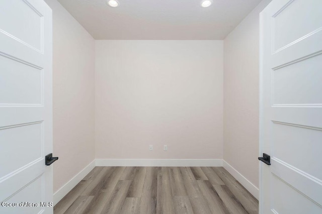 7365 N Breaux, Coeur Dalene, ID 83815 - unfurnished room featuring recessed lighting, light wood finished floors, and baseboards