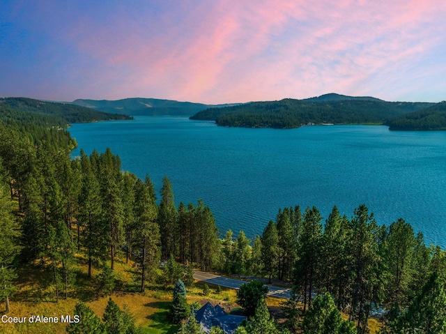 4459 E Ogara Rd, Harrison, ID 83833 - property view of water with a mountain view