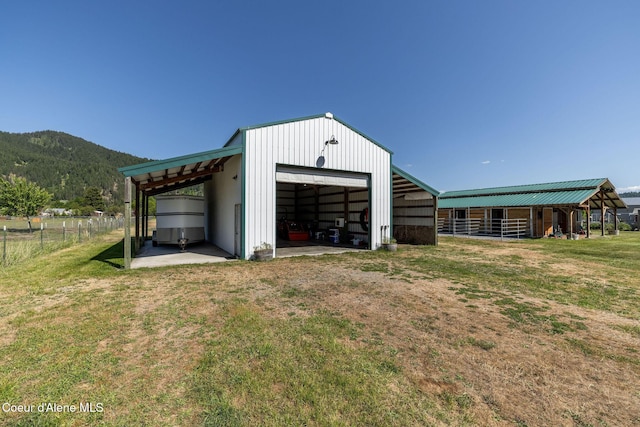 5904 N 15th St, Dalton Gardens, ID 83815 - garage with a garage and a mountain view