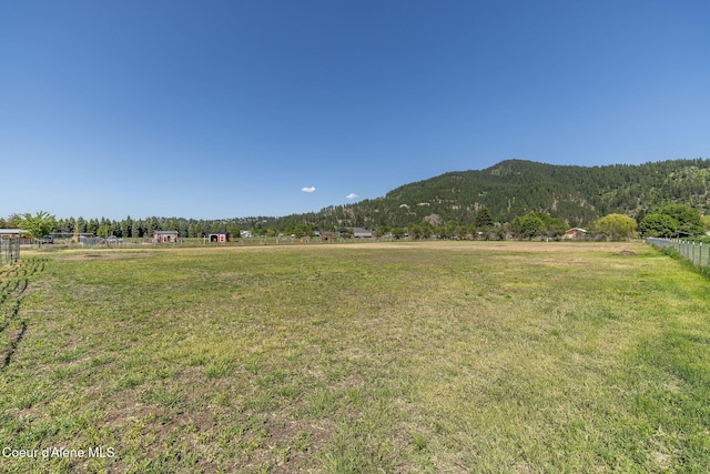 5904 N 15th St, Dalton Gardens, ID 83815 - view of yard with a mountain view and a view of countryside