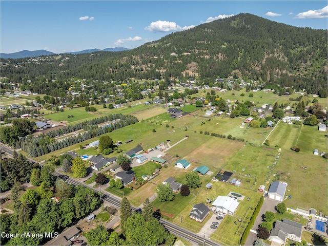 5904 N 15th St, Dalton Gardens, ID 83815 - view of property location with a mountainous background and a heavily wooded area