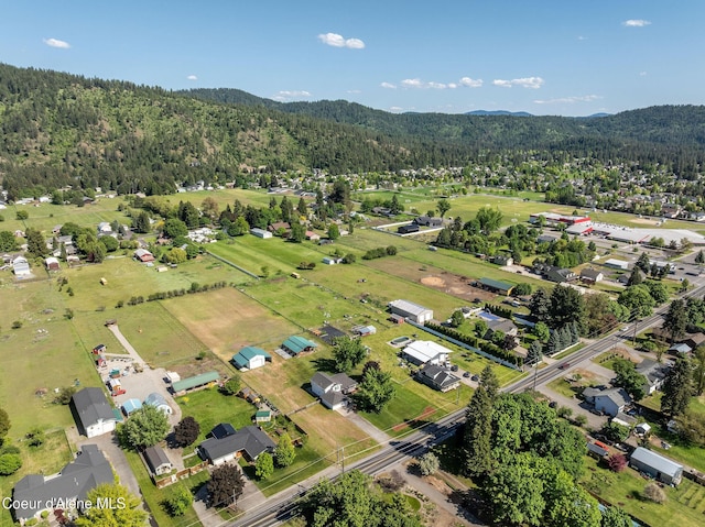 5904 N 15th St, Dalton Gardens, ID 83815 - view of property location with a heavily wooded area and mountains