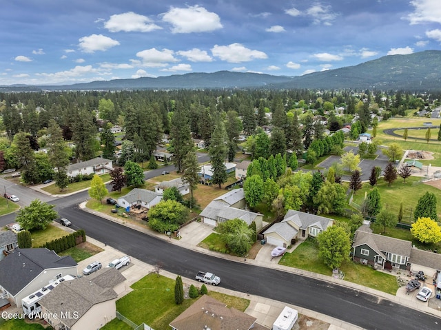 405 W 22nd Ave, Post Falls, ID 83854 - aerial perspective of suburban area featuring a mountain backdrop