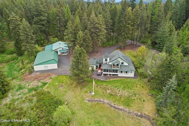 3467 E Sunset Dr, Harrison, ID 83833 - view of subject property with a heavily wooded area