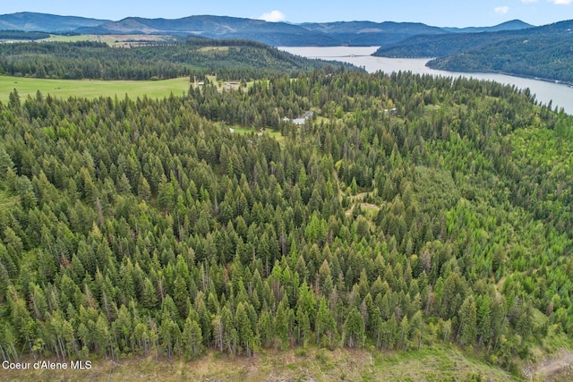 3467 E Sunset Dr, Harrison, ID 83833 - view of mountain backdrop featuring a nearby body of water