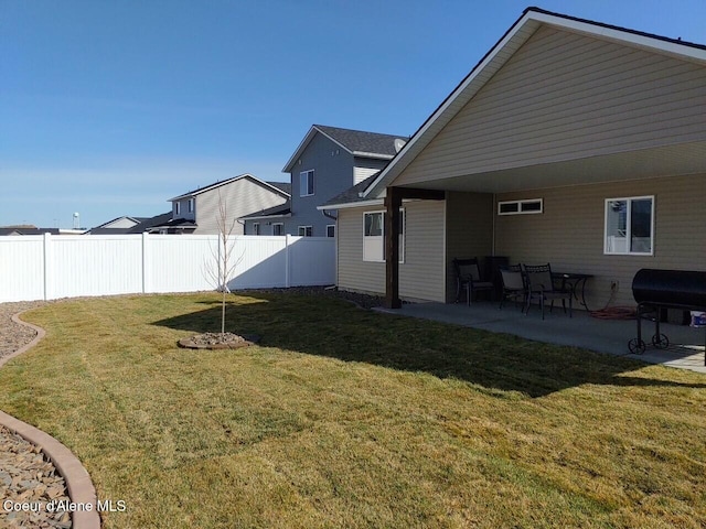 12379 N Cavanaugh Dr, Rathdrum, ID 83858 - view of yard featuring a patio area