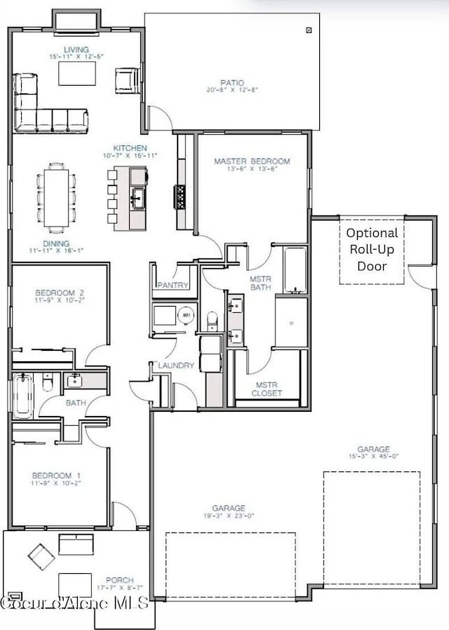 11532 N Clapton Ln, Rathdrum, ID 83858 - floor plan