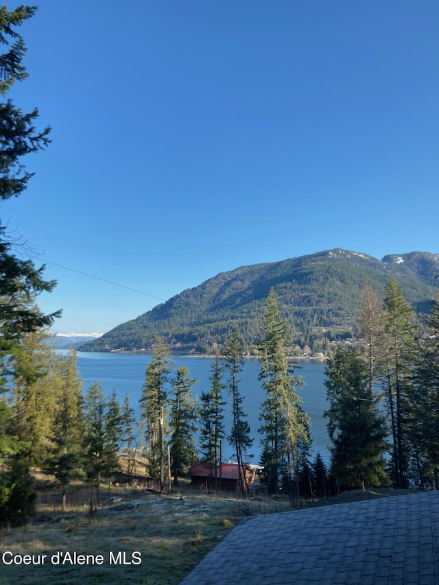 23 W Bay Wood Ln, Hope, ID 83836 - view of mountain backdrop featuring a large body of water