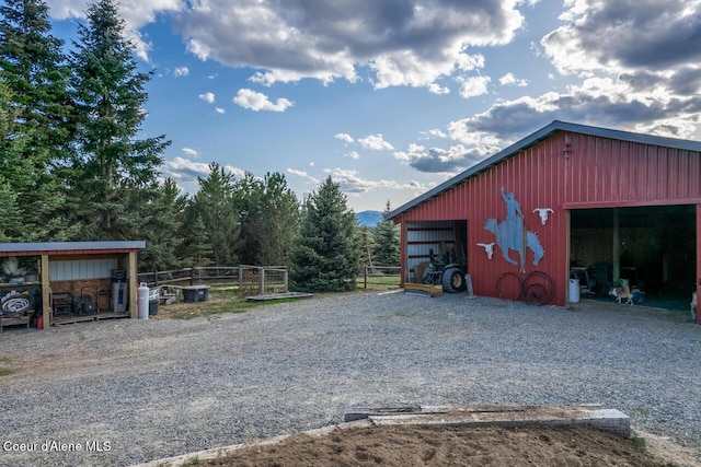 488 Fawn Ln, Bonners Ferry, ID 83805 - view of pole building with fence