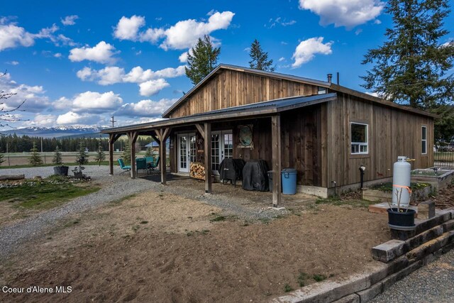 488 Fawn Ln, Bonners Ferry, ID 83805 - view of outdoor structure with french doors