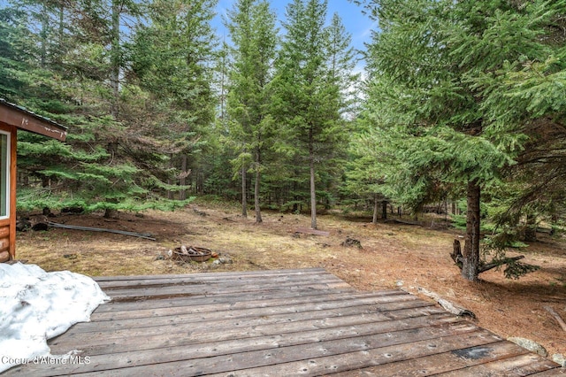 view of deck