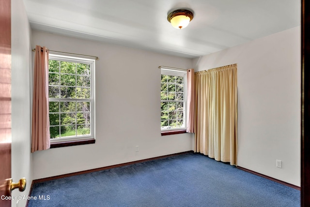 12854 E Hellroaring Rd, Athol, ID 83801 - spare room with dark carpet, healthy amount of natural light, and baseboards