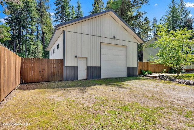 12854 E Hellroaring Rd, Athol, ID 83801 - detached garage with driveway
