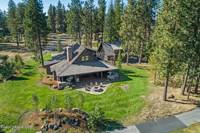2623 E Old Barn Ct, Harrison, ID 83833 - birds eye view of property