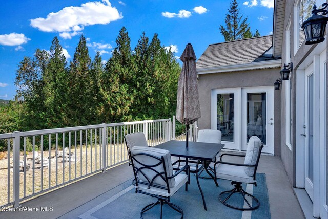 535 Spring Haven Dr, Oldtown, ID 83822 - view of patio featuring outdoor dining space
