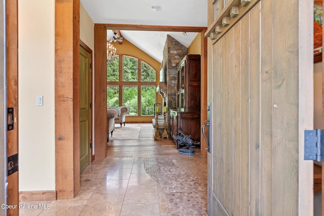 1990 S Gateway Ranch Rd, Coeur Dalene, ID 83814 - interior space featuring lofted ceiling