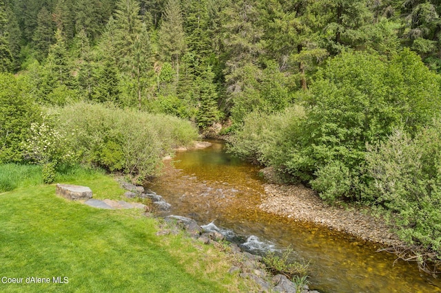 1990 S Gateway Ranch Rd, Coeur Dalene, ID 83814 - birds eye view of property with a forest view