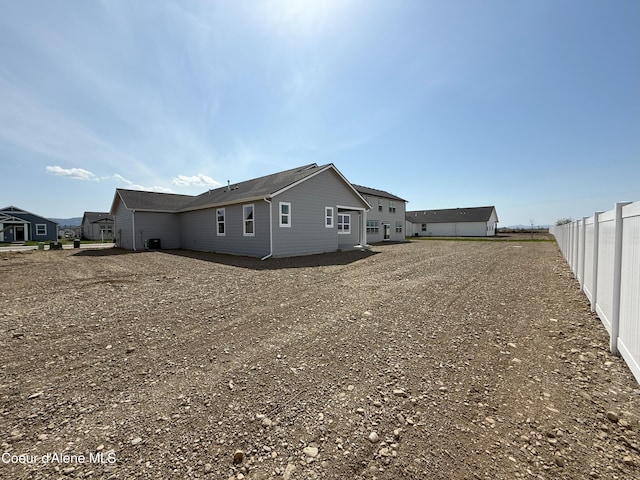 5181 E Aquila Ave, Post Falls, ID 83854 - back of property featuring fence
