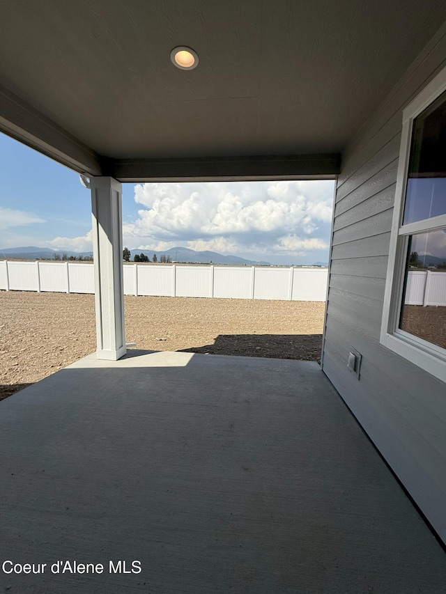 5181 E Aquila Ave, Post Falls, ID 83854 - view of patio / terrace with a fenced backyard