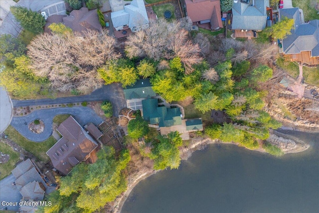 bird's eye view featuring a residential view