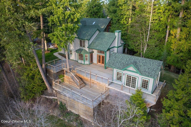 drone / aerial view