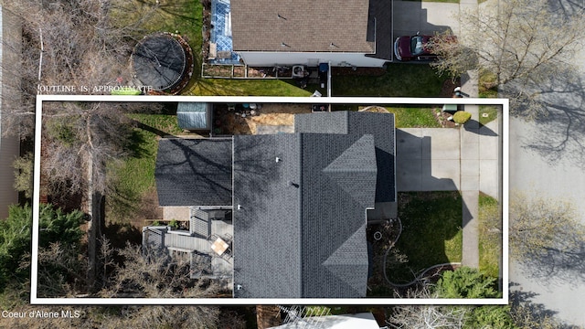 2790 W Versailles Dr, Coeur Dalene, ID 83815 - birds eye view of property