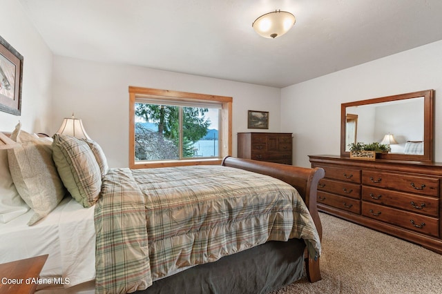 bedroom featuring carpet flooring