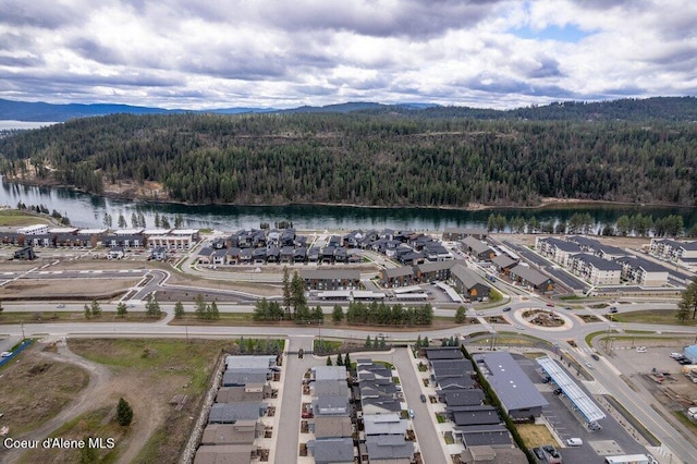 3242 N Rosalia Rd, Coeur Dalene, ID 83814 - aerial view with a forest view and a water view