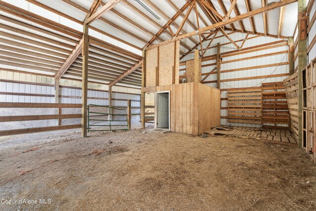 view of stable