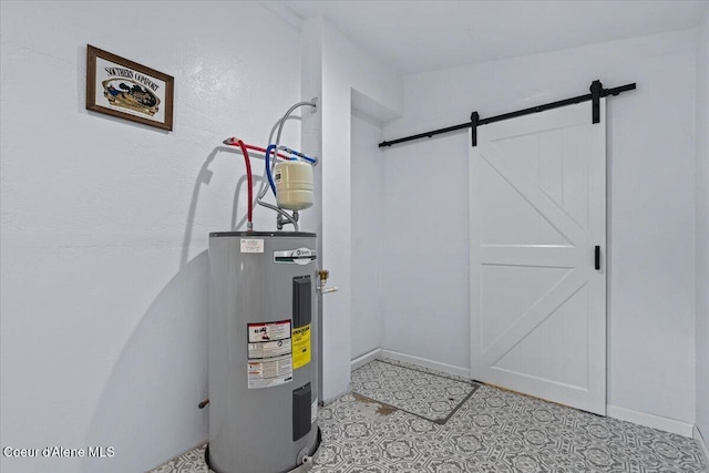 804 Residence St, Wallace, ID 83873 - utility room featuring electric water heater