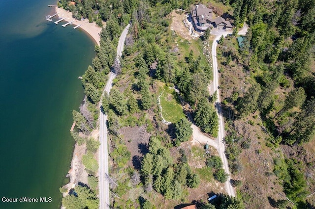 154 W Eagle Crest Dr, Sagle, ID 83860 - aerial view of property's location featuring a large body of water