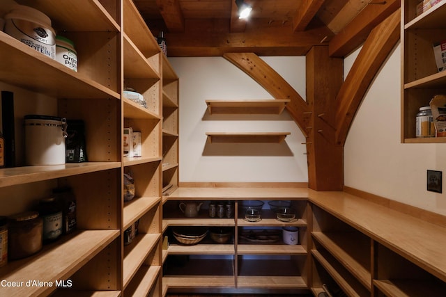 view of pantry