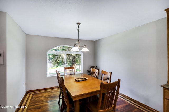 234 Stoneridge Rd, Blanchard, ID 83804 - dining space featuring dark wood-style flooring and baseboards