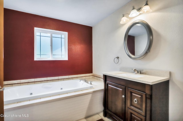 234 Stoneridge Rd, Blanchard, ID 83804 - full bath with a jetted tub and vanity